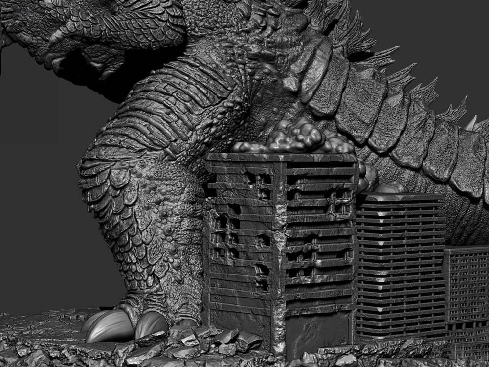Godzilla - Sculpture