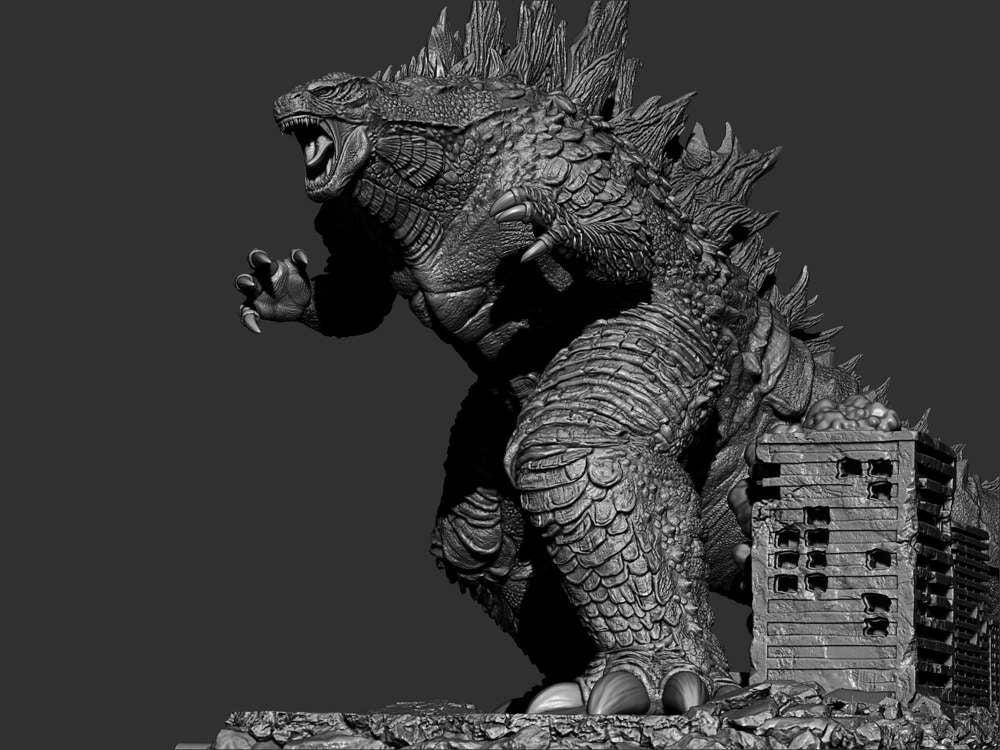Godzilla - Sculpture