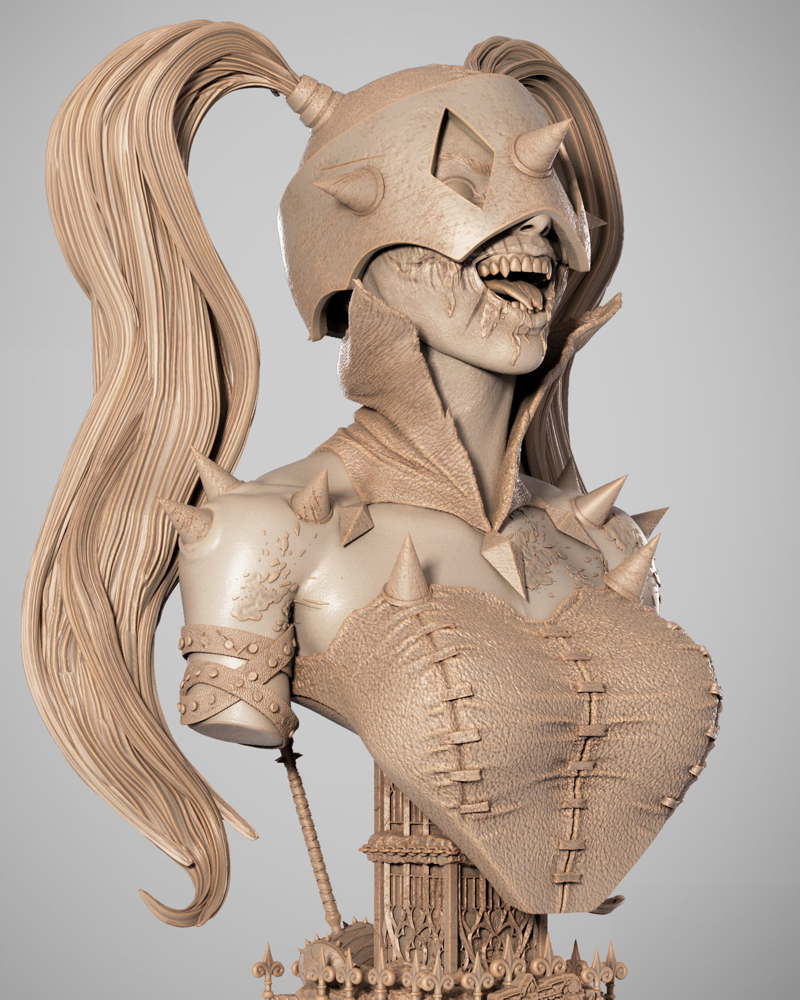 Harley Quinn Who Laughts – Portrait Bust