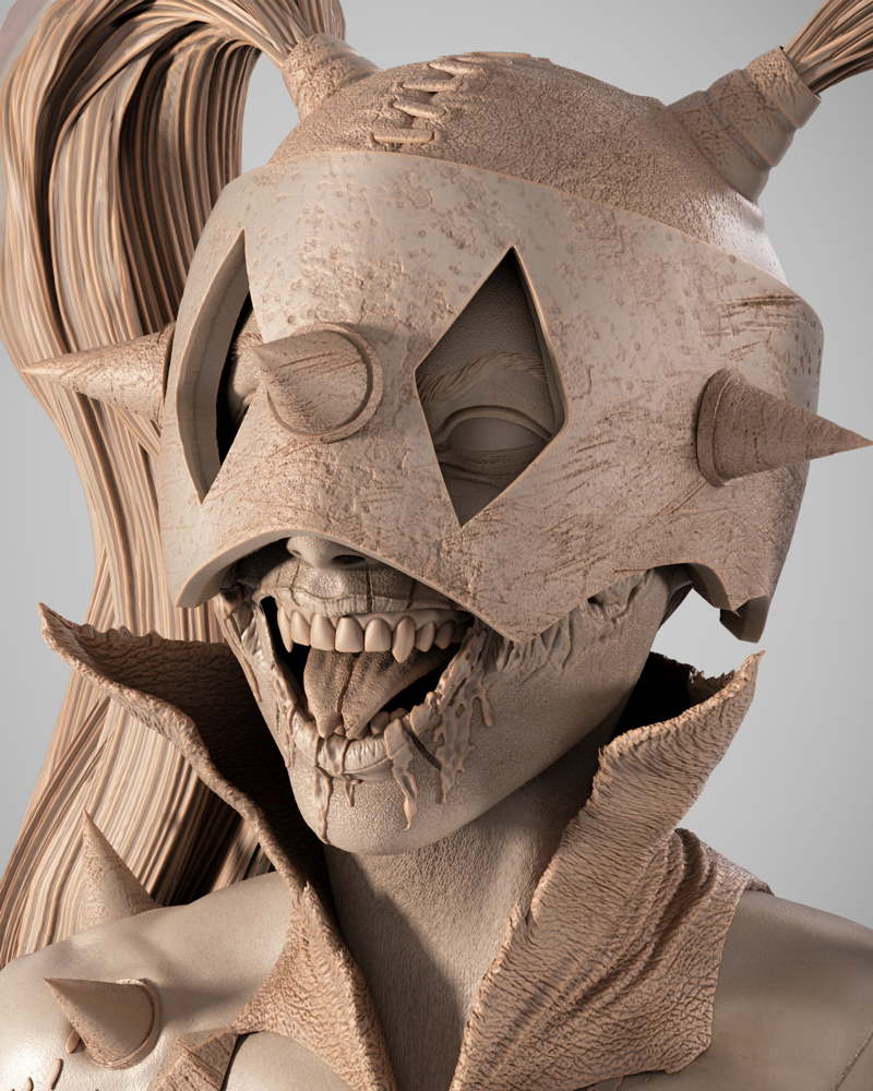 Harley Quinn Who Laughts – Portrait Bust