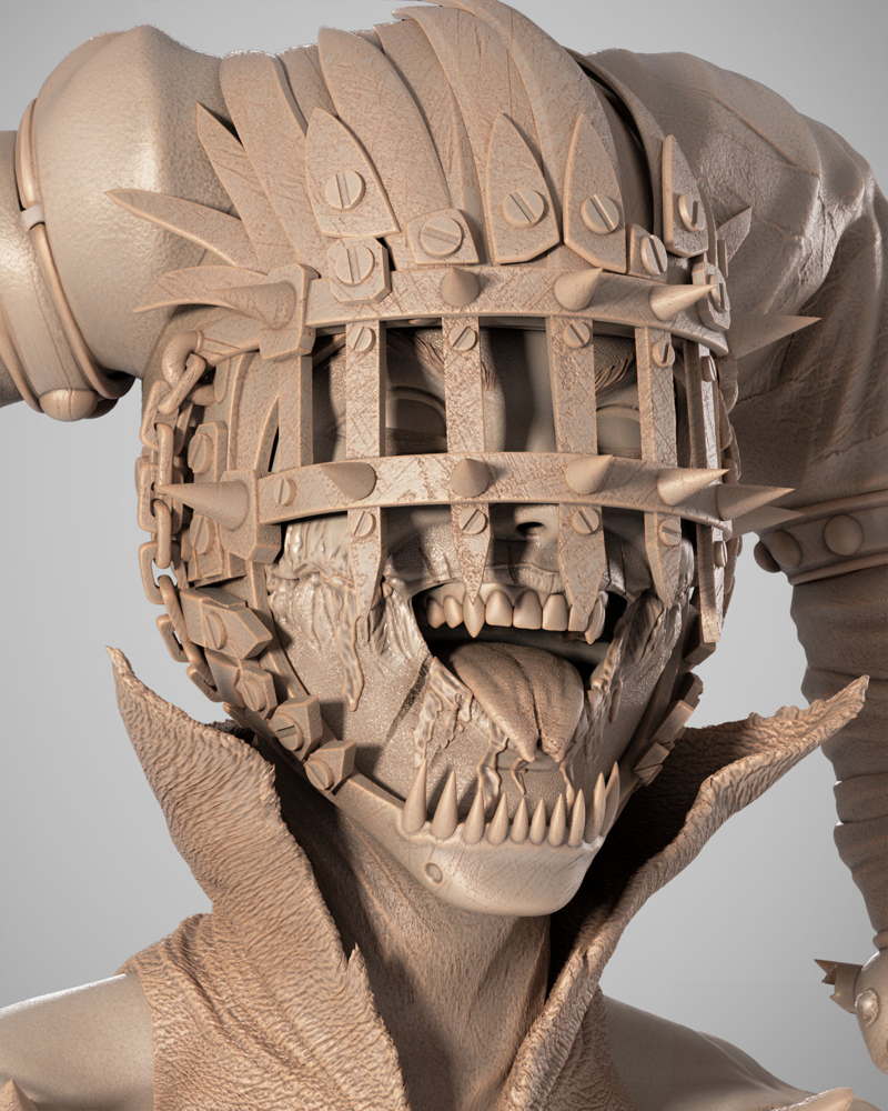 Harley Quinn Who Laughts – Portrait Bust