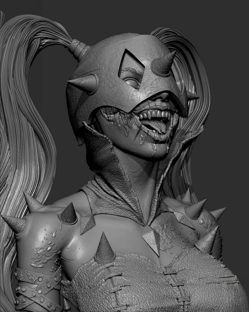 Harley Quinn Who Laughts – Portrait Bust