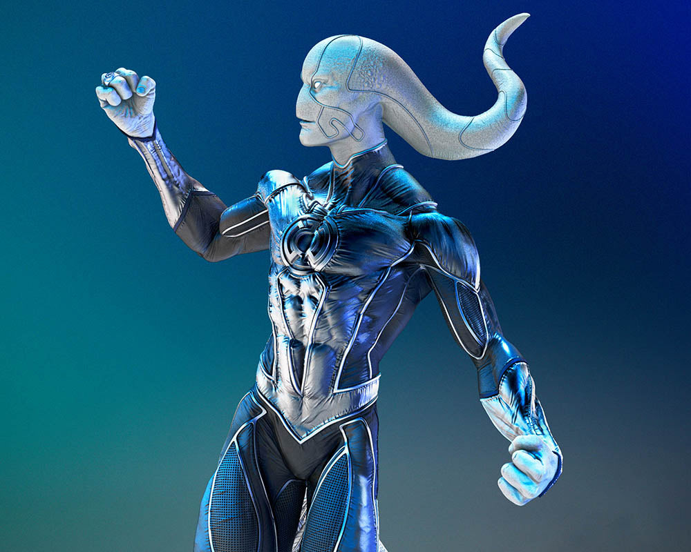 Saint Walker - Sculpture