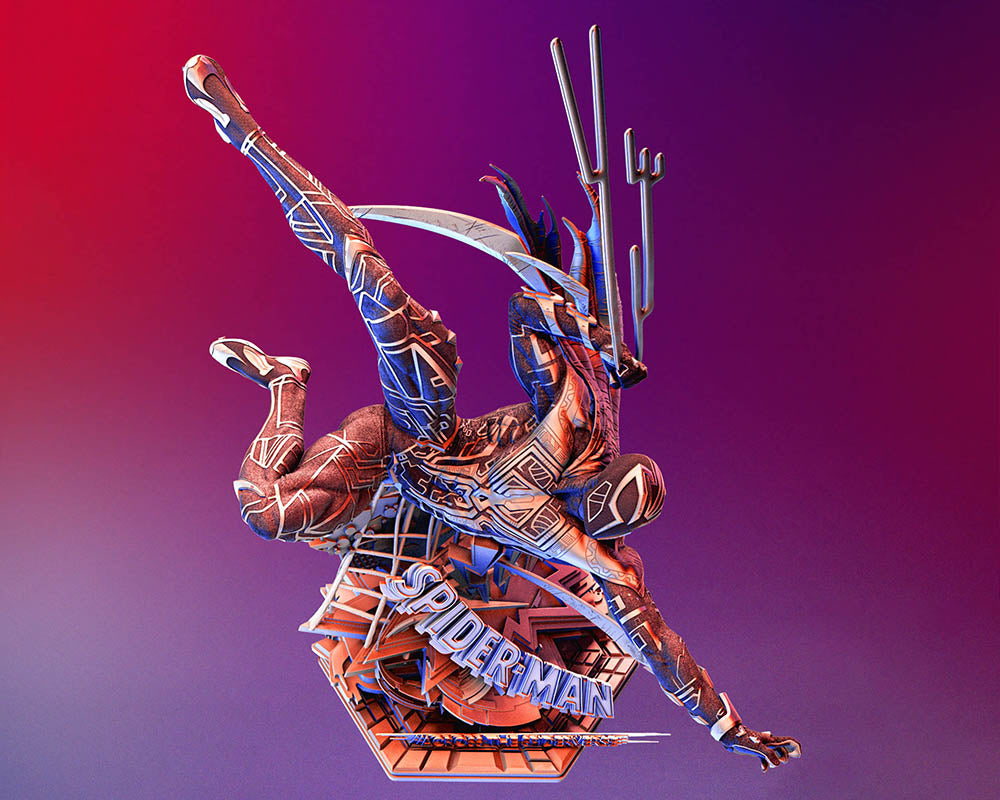 Spiderman 2099 - Sculpture