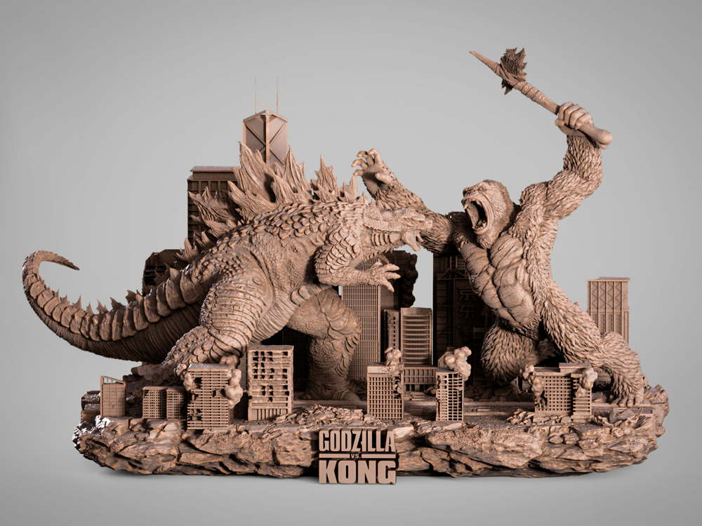 Godzilla vs Kong - Diorama