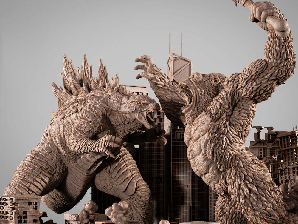 Godzilla vs Kong - Diorama