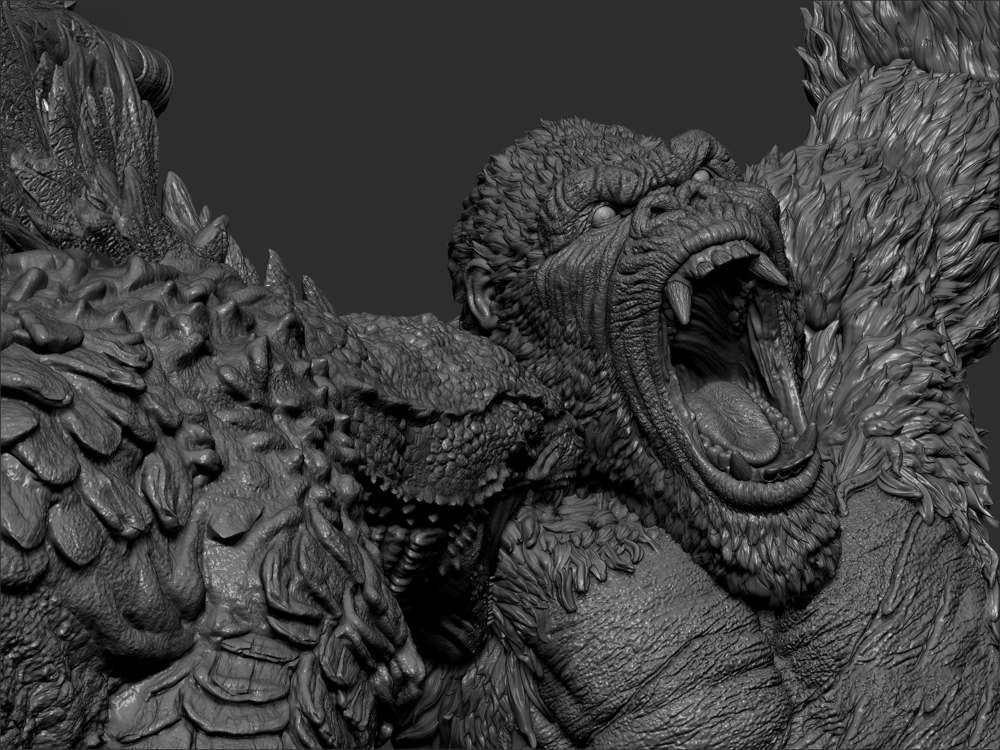 Godzilla vs Kong - Diorama