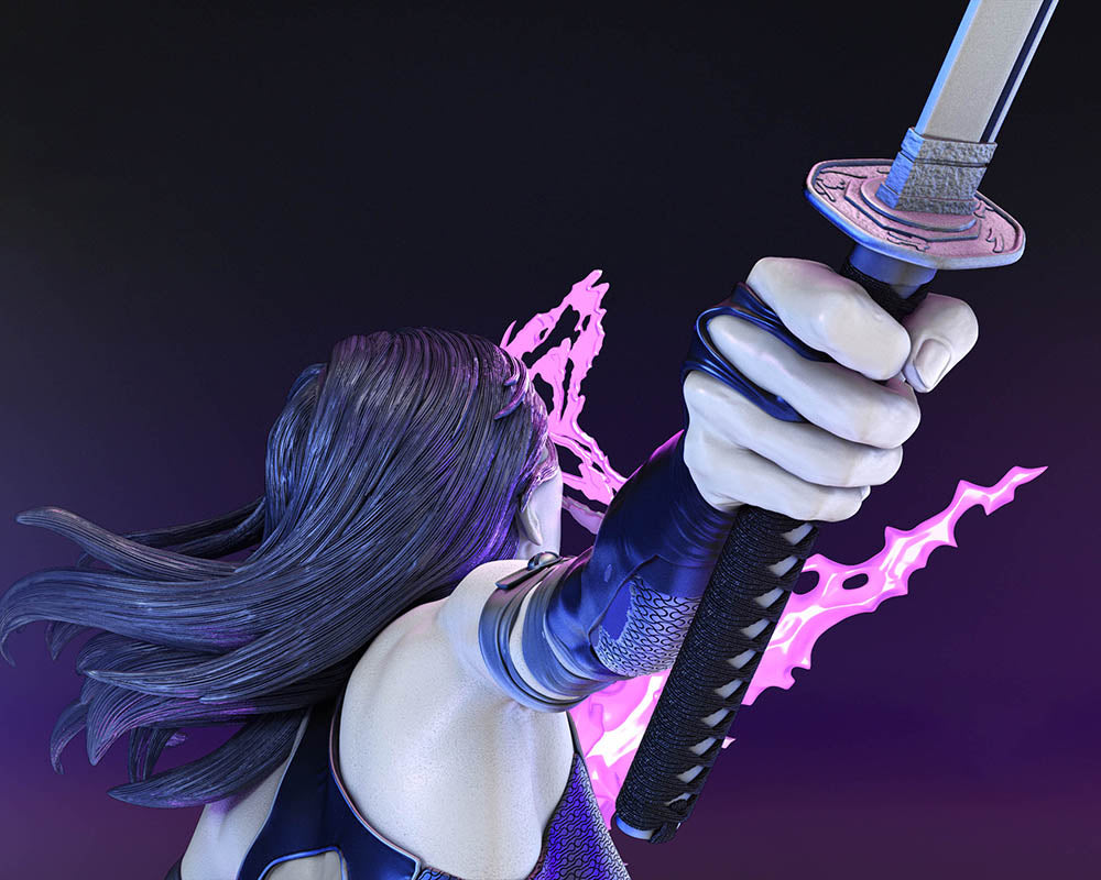 Psylocke - Sculpture