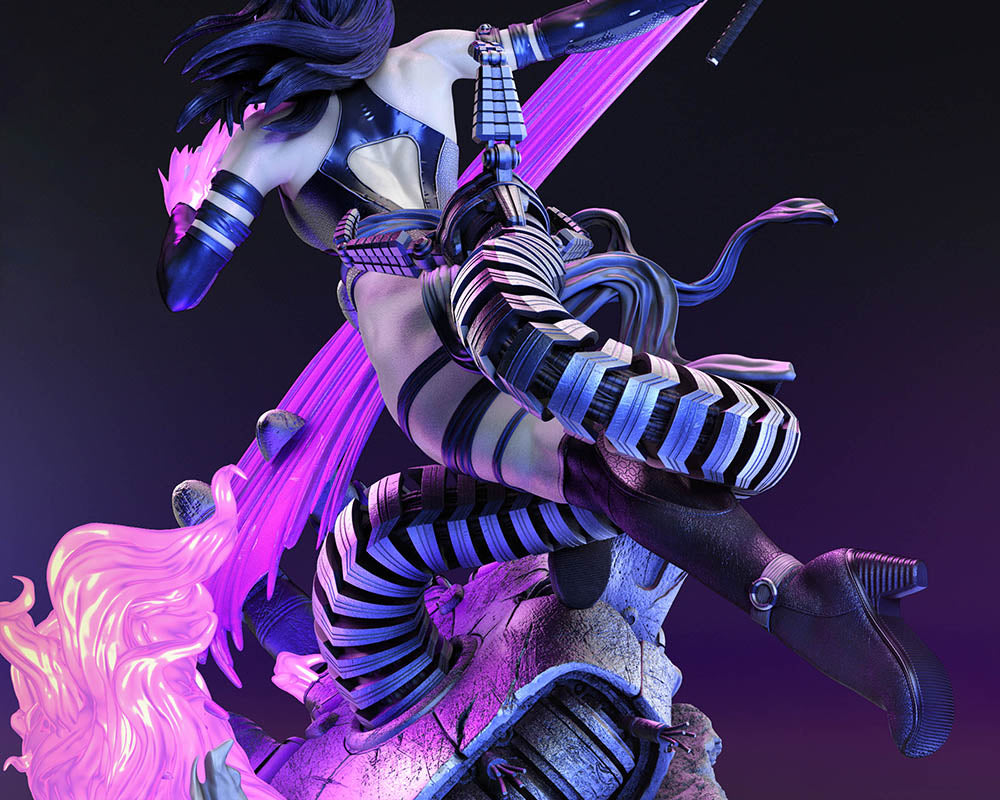 Psylocke - Sculpture