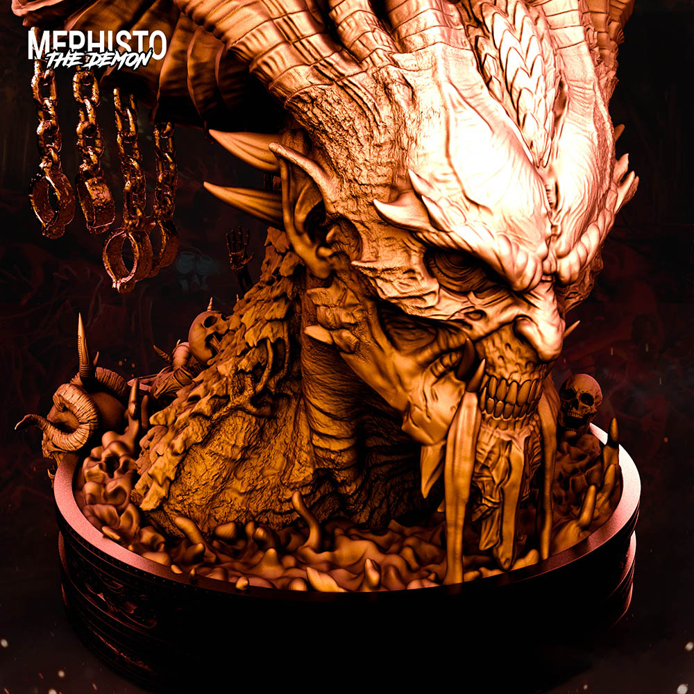 Mephisto Demon - Sculpture