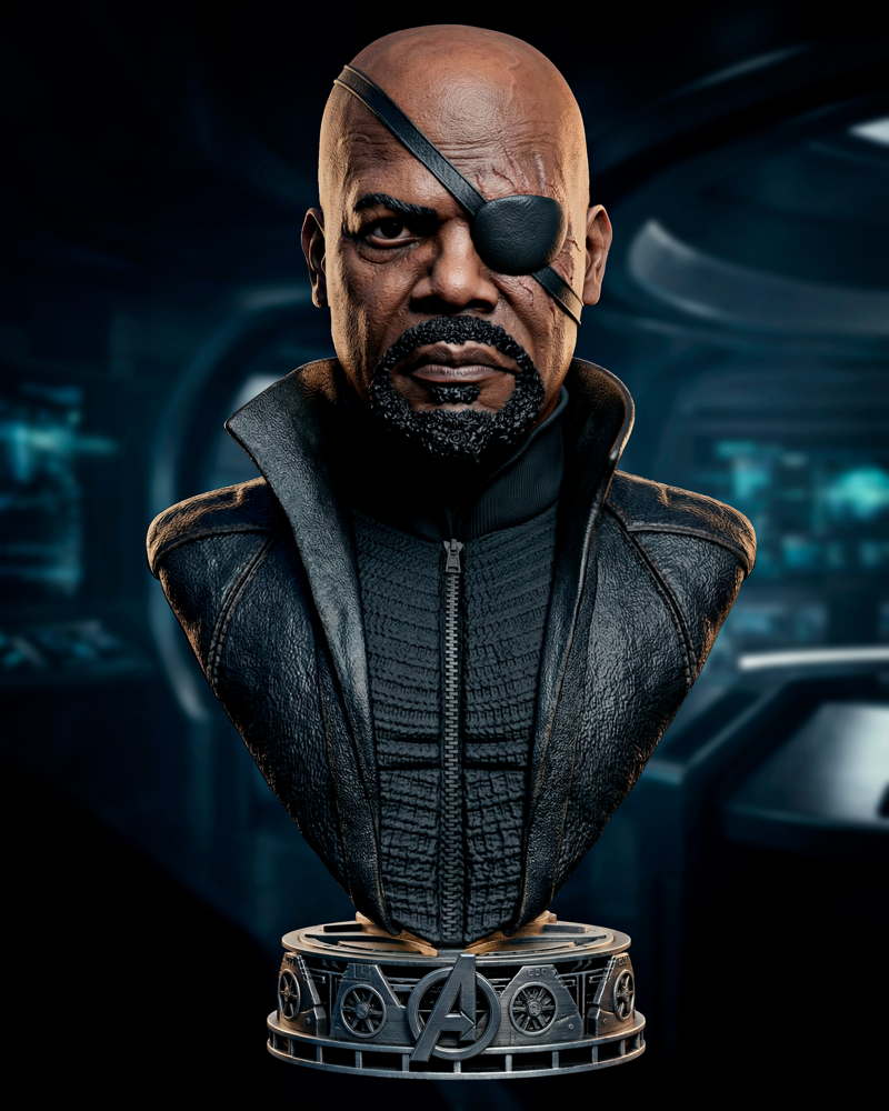 Nick Fury – Portrait Bust
