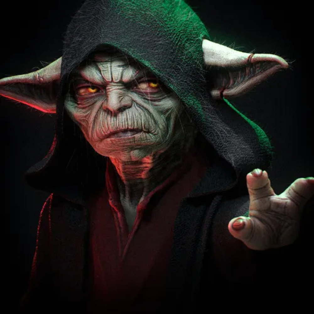 Dark Yoda – Sculpture