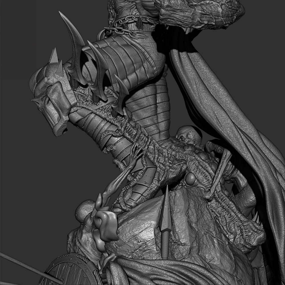 Dark Ages Spawn - Sculpture