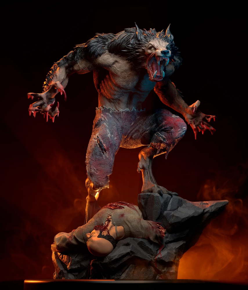 Werewolf - Sculpture
