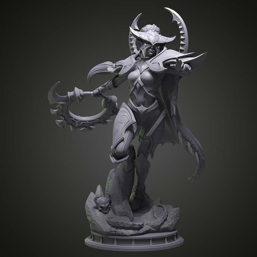 Maiev Shadowsong - Sculpture