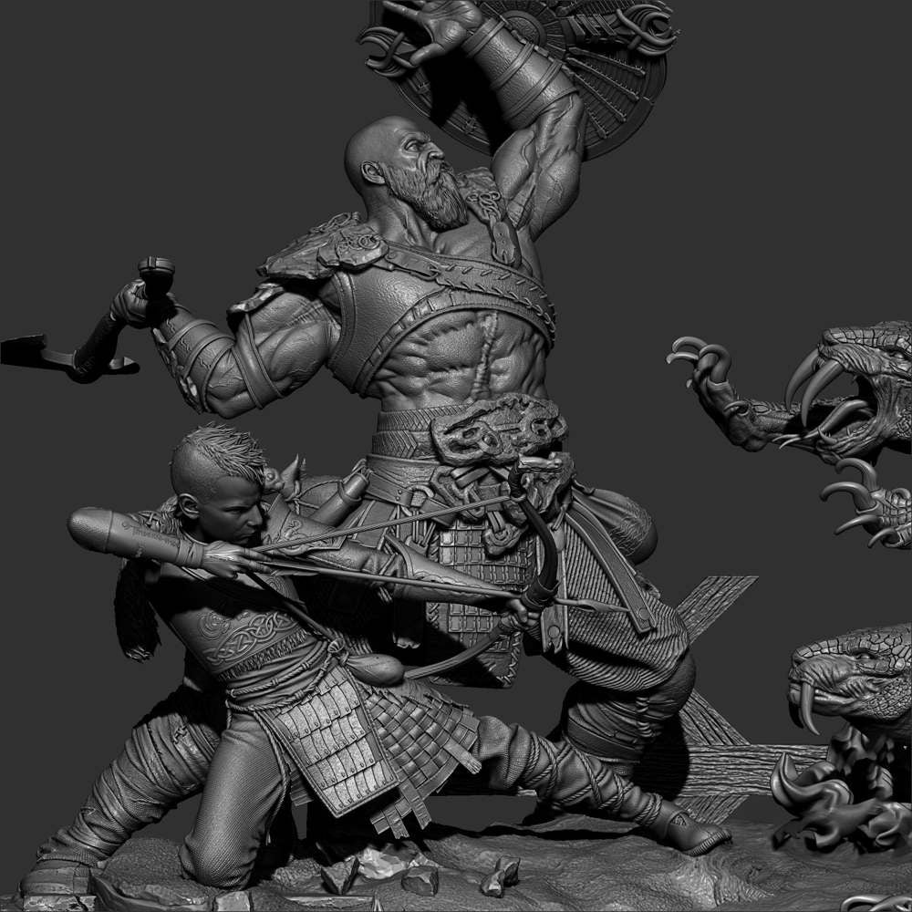 God Of War 4 - Diorama