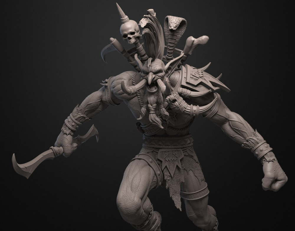 Voljin - Sculpture