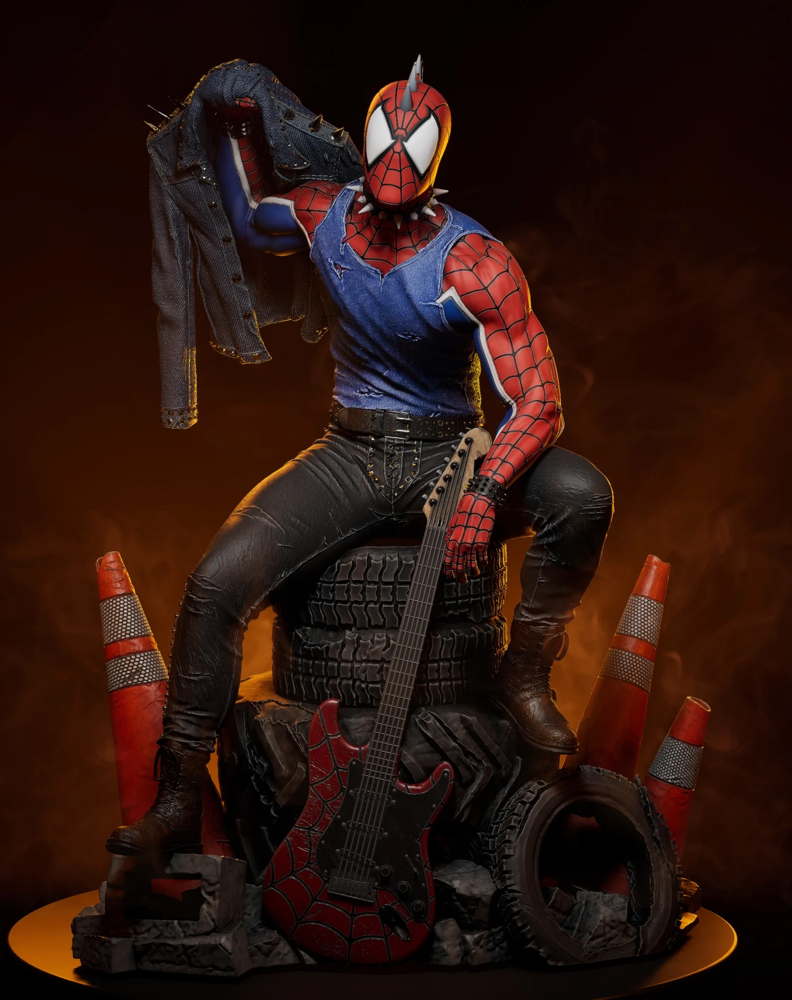 Spider-Punk – Sculpture