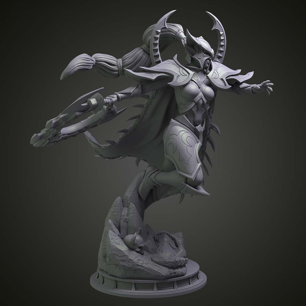 Maiev Shadowsong - Sculpture