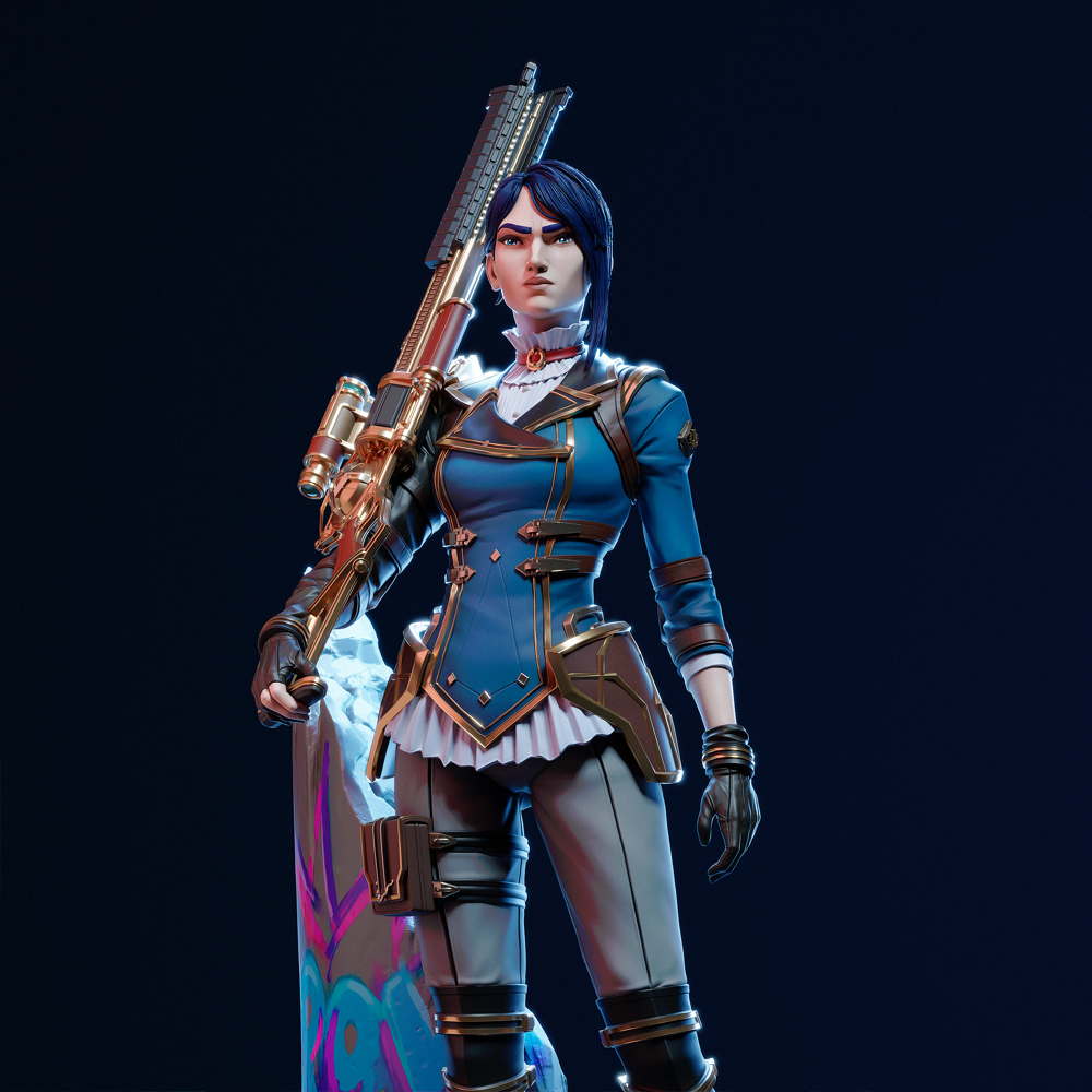 League of Legends - Caitlyn - Sculpture
