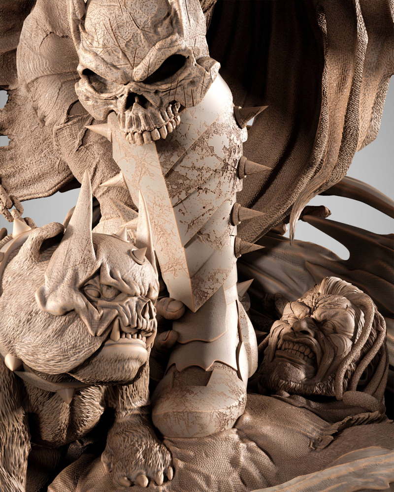 Batman Who Frags - Sculpture