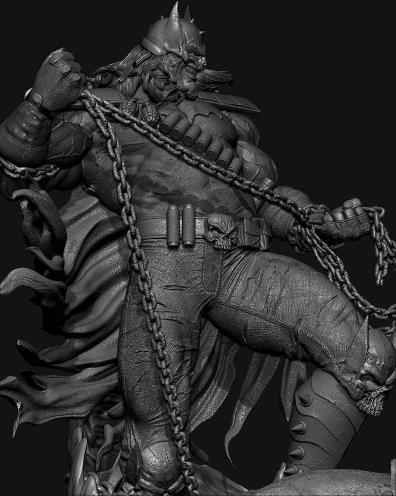 Batman Who Frags - Sculpture
