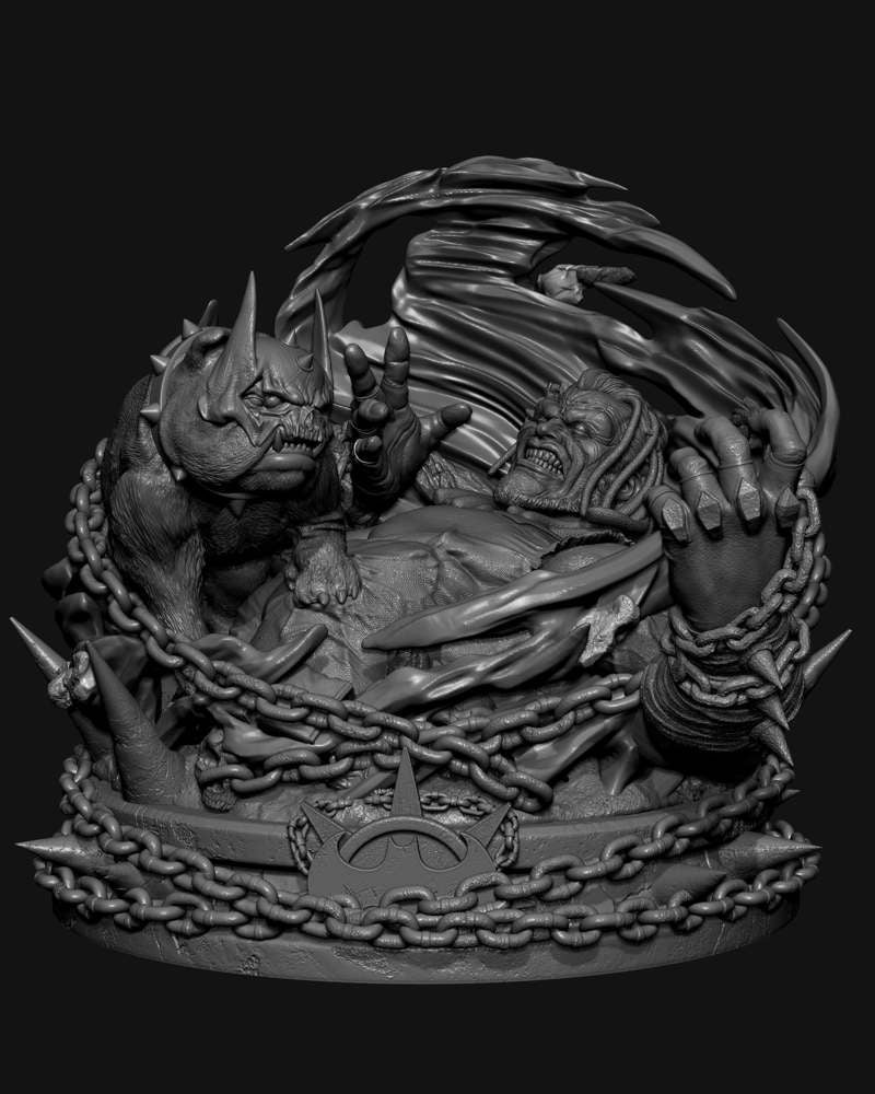 Batman Who Frags - Sculpture