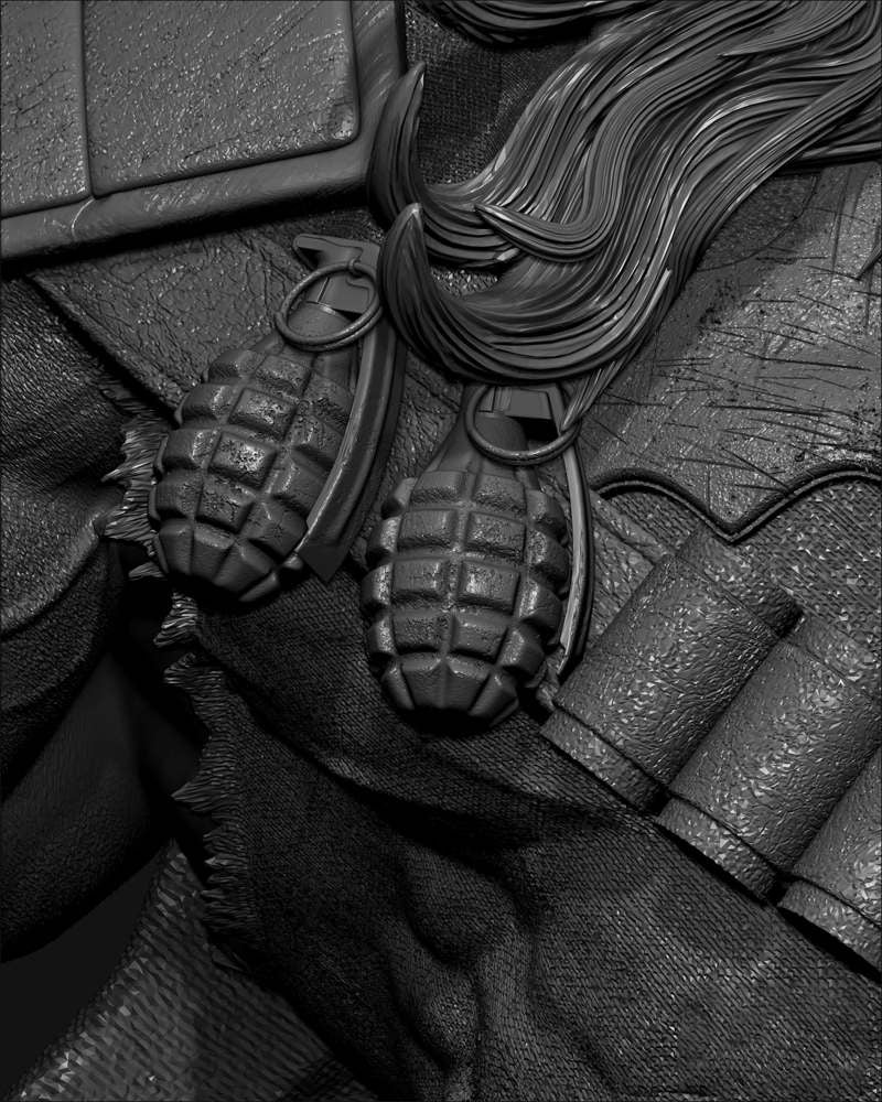 Batman Who Frags - Sculpture