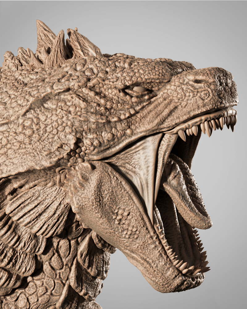 Godzilla - Portrait Bust