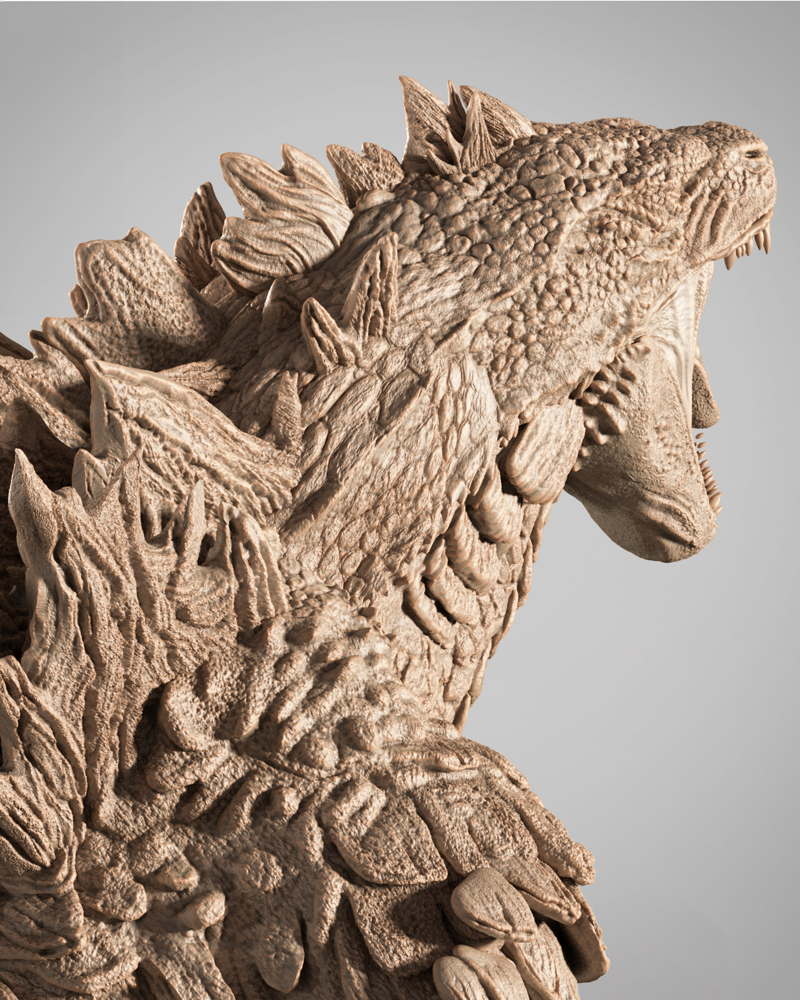 Godzilla - Portrait Bust