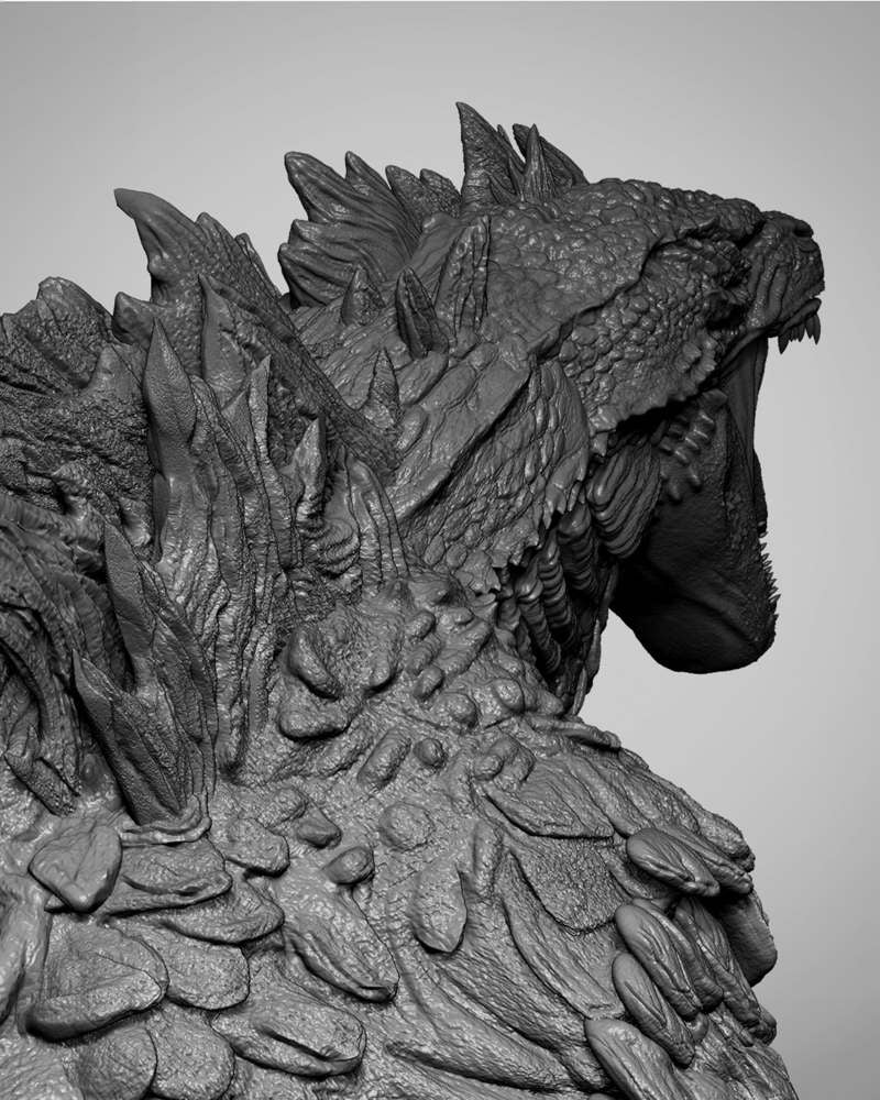 Godzilla - Portrait Bust