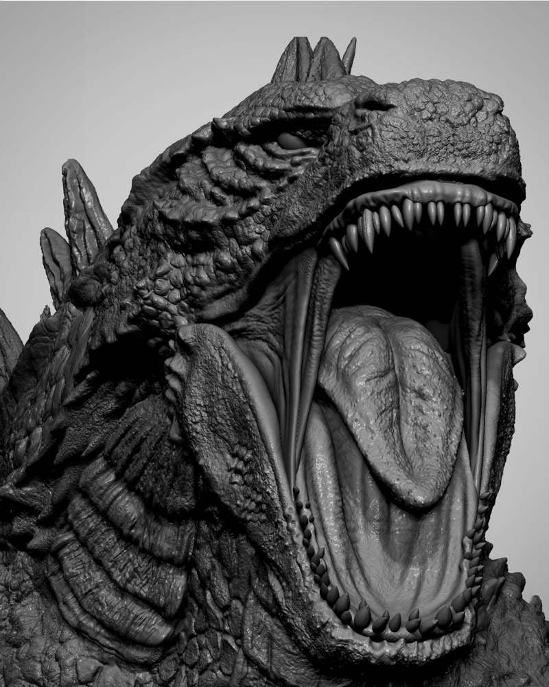 Godzilla - Portrait Bust