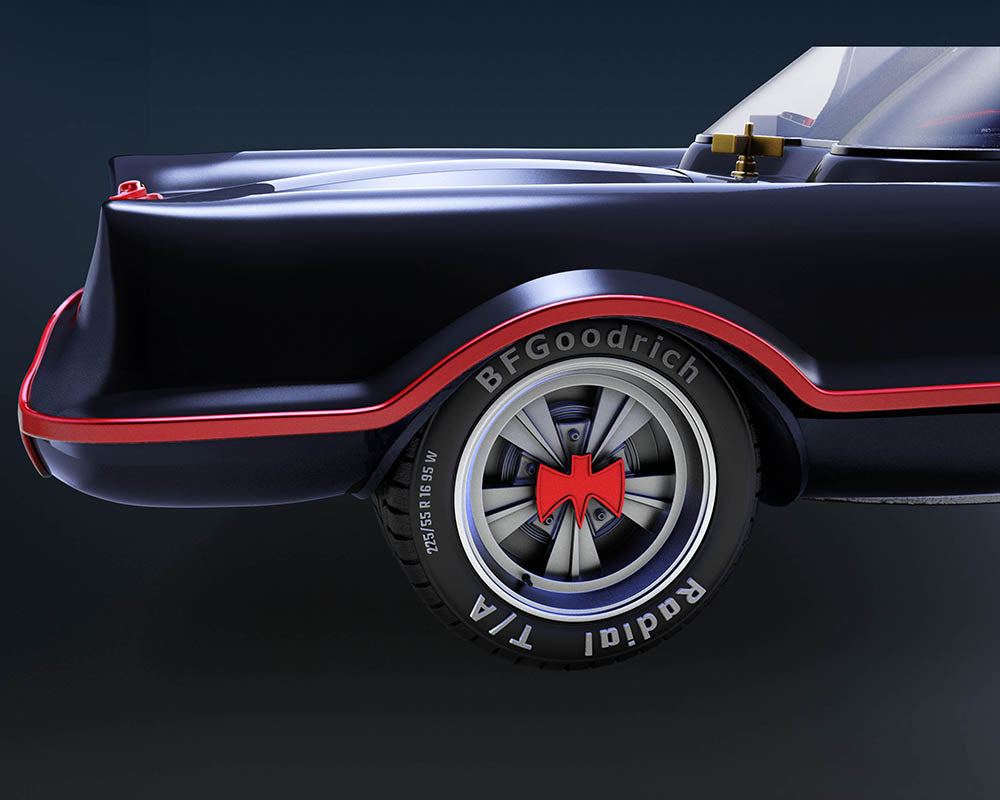 Batmobile - (Adam West) - Vehicle