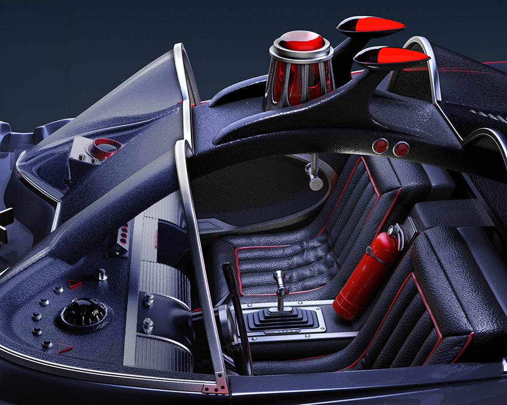 Batmobile - (Adam West) - Vehicle