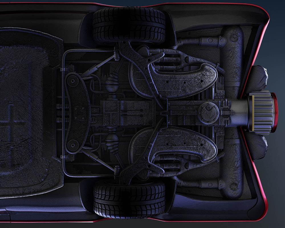 Batmobile - (Adam West) - Vehicle