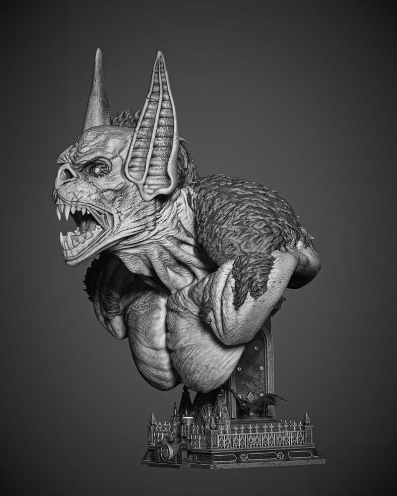 Man Bat - Portrait Bust