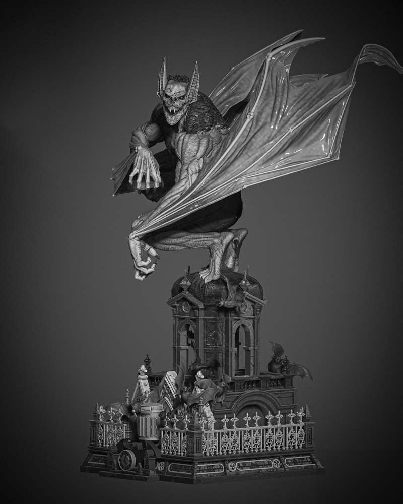 Man Bat - Sculpture