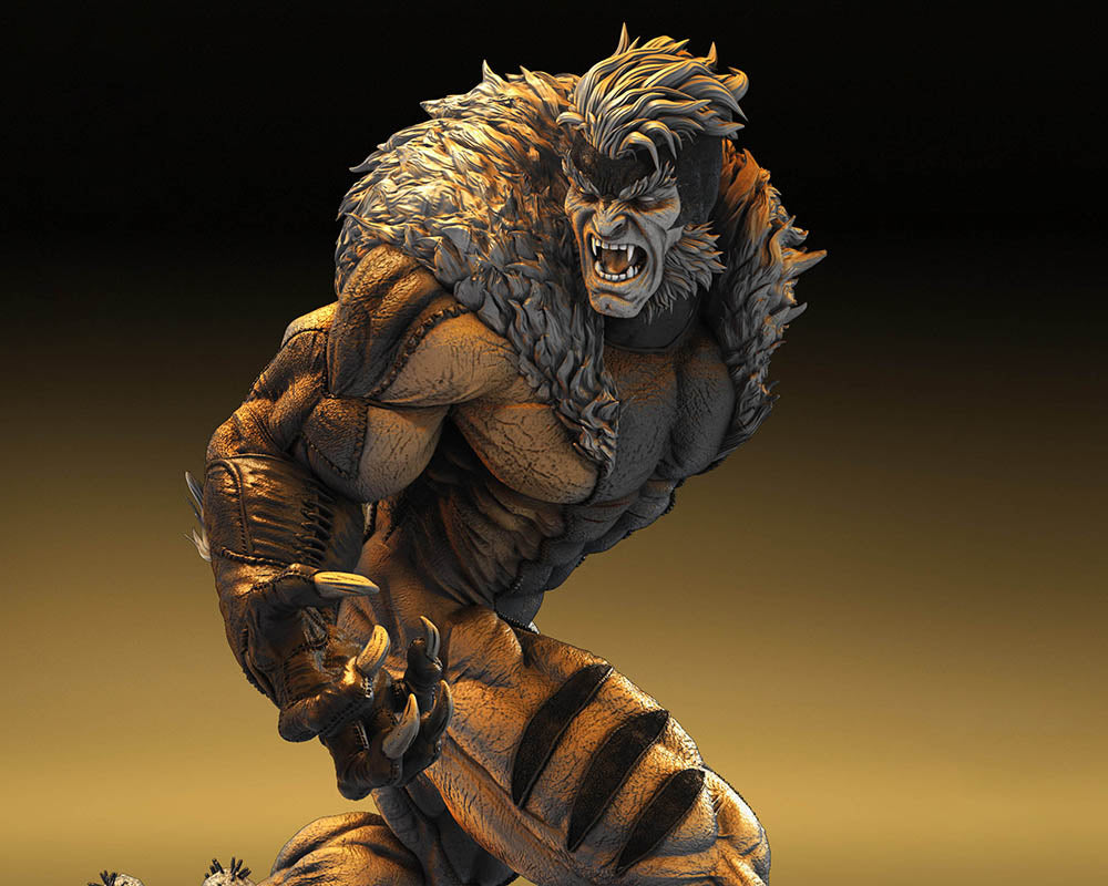 Sabretooth #2 - Sculpture