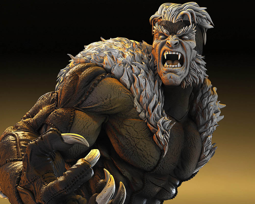 Sabretooth #2 - Sculpture