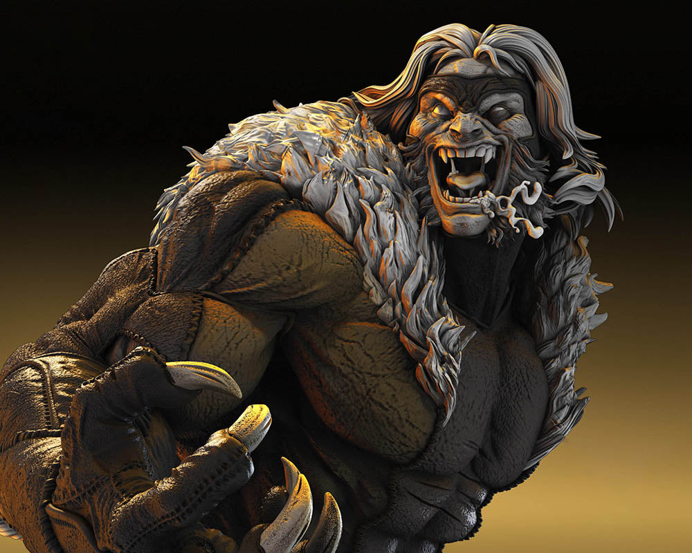Sabretooth #2 - Sculpture