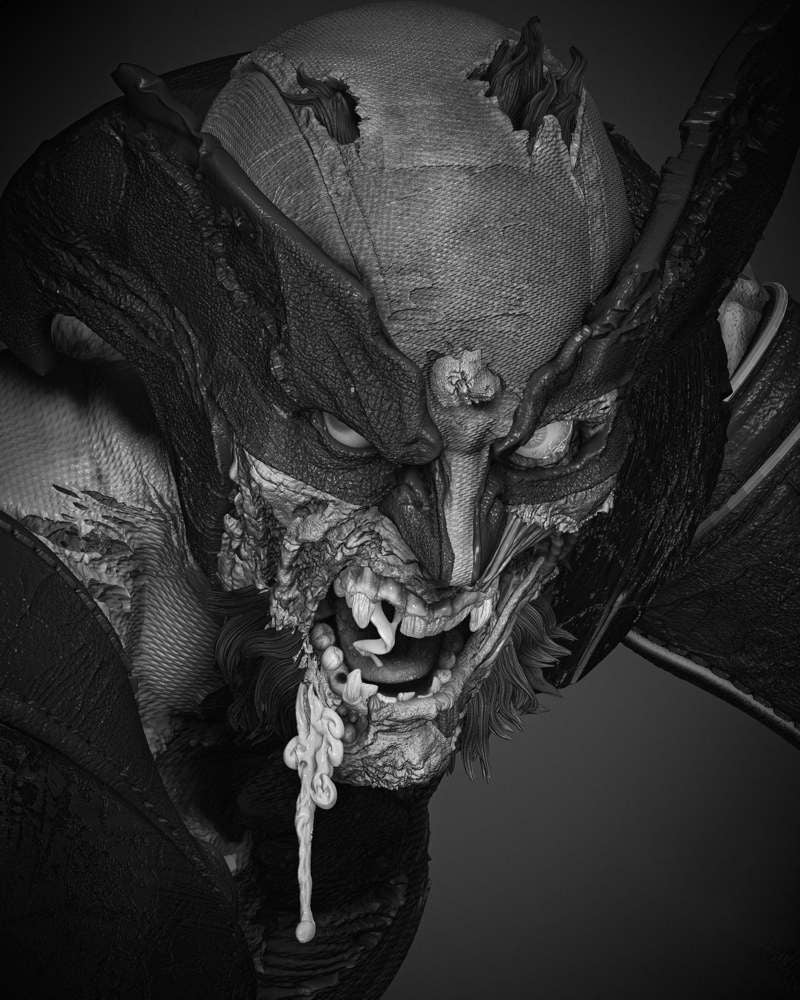 Wolverine Zombie - Sculpture