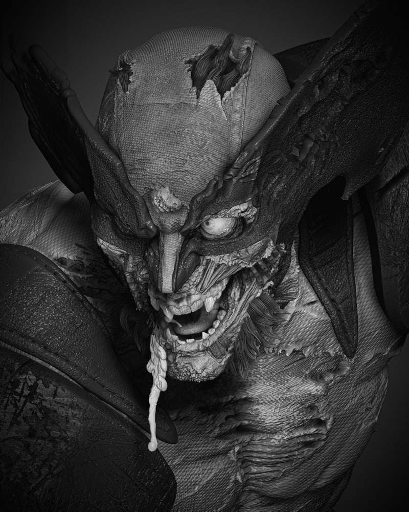 Wolverine Zombie - Sculpture