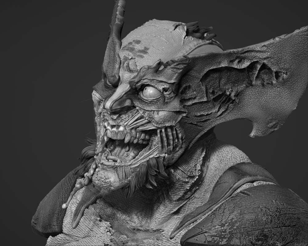 Wolverine Zombie - Portrait Bust