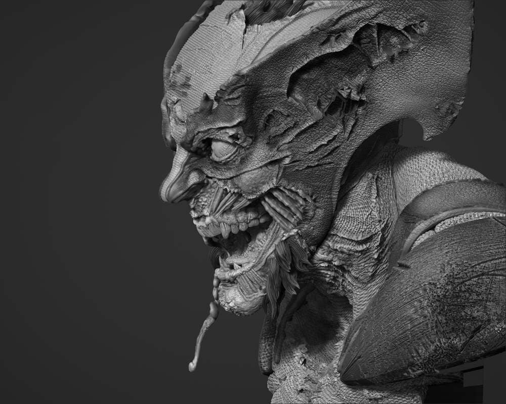 Wolverine Zombie - Portrait Bust