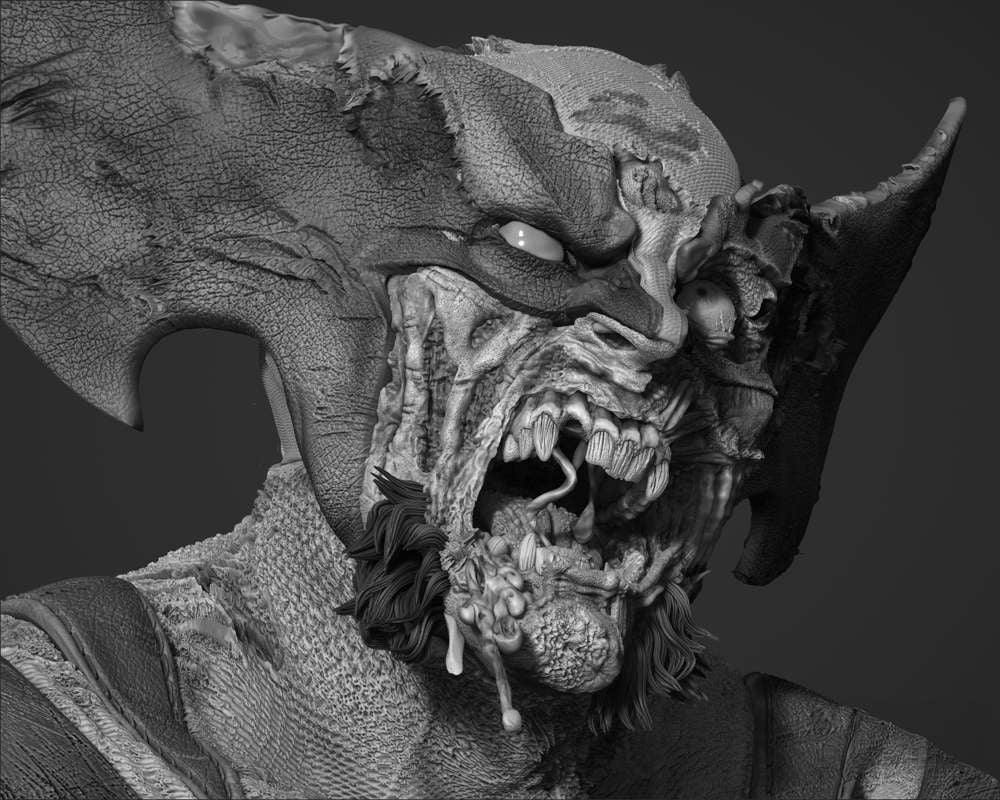 Wolverine Zombie - Portrait Bust