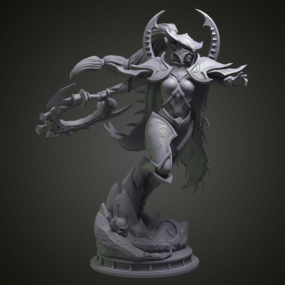 Maiev Shadowsong - Sculpture