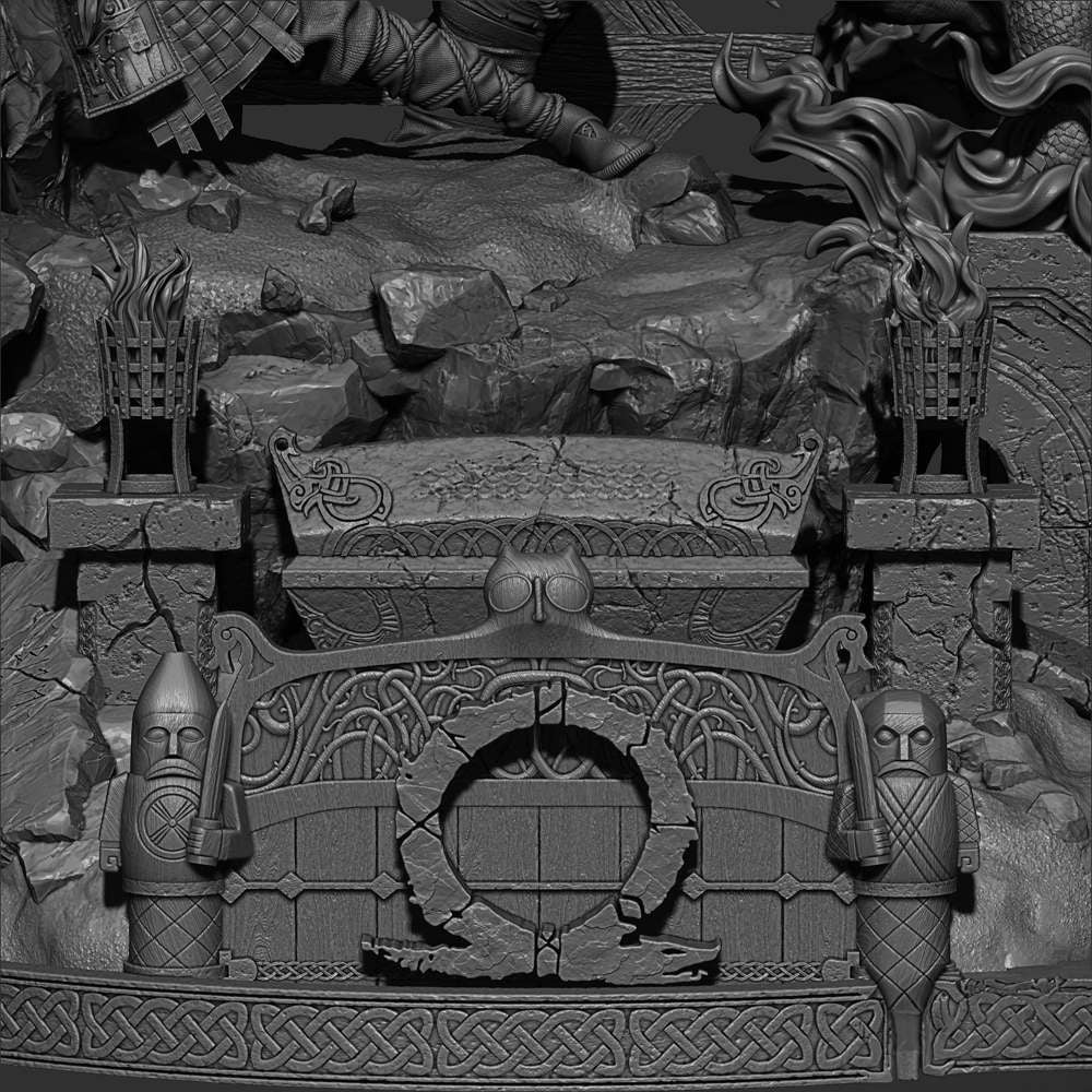 God Of War 4 - Diorama