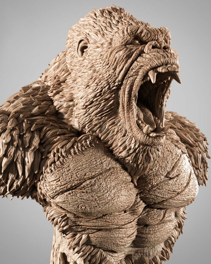 King Kong - Portrait Bust
