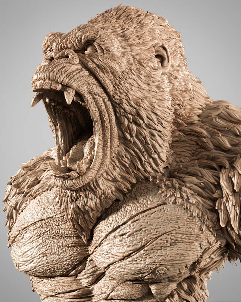 King Kong - Portrait Bust