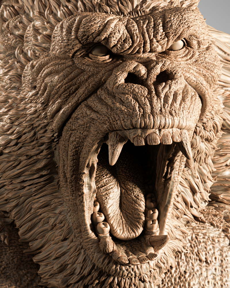 King Kong - Portrait Bust